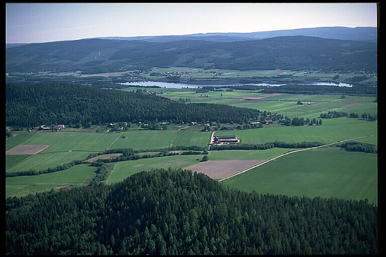 The Torsåker countryside from the air