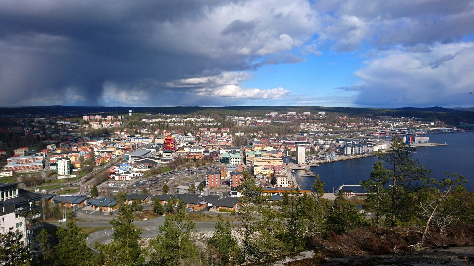 View over Örnsköldsvik