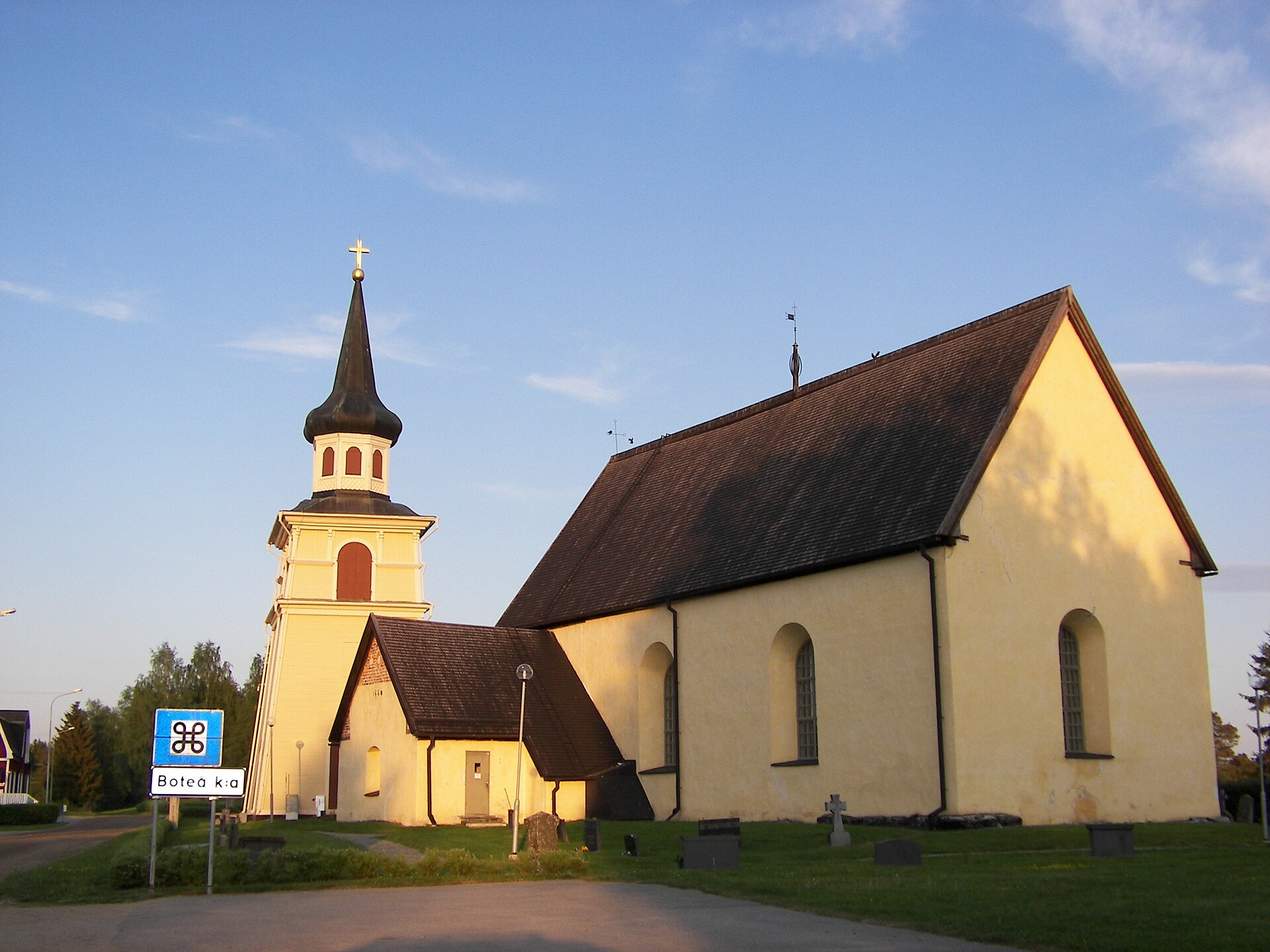 Boteå church, where the ting of 1564 was held