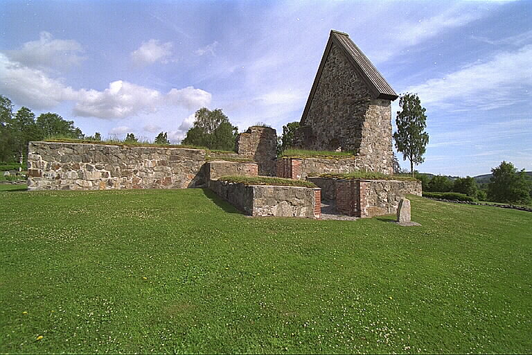 The ruin of Selånger church in Medelpad